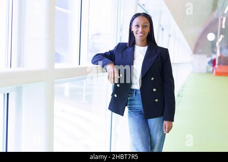 Madrid, Spagna. 21st Dic 2021. Ana Peleteiro, vista durante la cerimonia di premiazione dei Silvestres dell'anno allo stadio Vallermoso. Credit: SOPA Images Limited/Alamy Live News Foto Stock