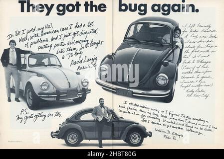 Novembre 1973 numero 'Playboy' Magazine advertising, USA Foto Stock