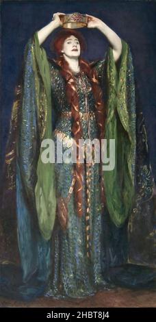 Ellen Terry come Lady Macbeth - 1889 - olio su tela 221 x 114,3 cm - Sargent John Singer Foto Stock