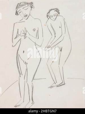 Ernst Ludwig Kirchner - uomo e donna Foto Stock