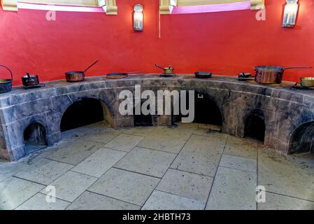 Cucina del Castello di Culzean - Maybole in Ayrshire Scozia, Regno Unito. 22nd del luglio 2021 Foto Stock