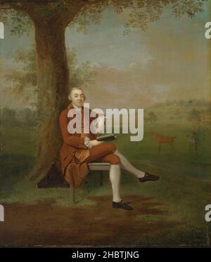 Devis Arthur - New Haven - Yale University Art Gallery - probabilmente John Trevor, terzo Barone Trevor, di St. Anne's Hill, Surrey, e Trevalyn Hall, Denbighshire (1763) (olio su tela 63,5 x 76 Foto Stock
