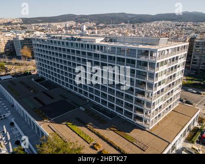 Vista aerea del Macedonia Palace Hotel a Salonicco, Grecia Foto Stock