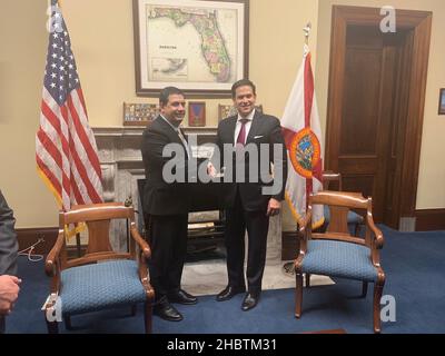 Il senatore Marco Rubio e il Paraguaiano VP Hugo Velazquez ca. 24 settembre 2019 Foto Stock