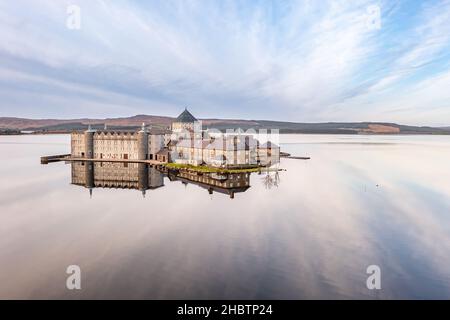 La bella Lough Derg nella contea di Donegal - Irlanda. Foto Stock