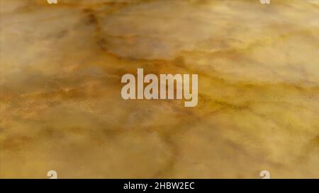 Astratta extrime macro composizione di liquidi colorati. Il liquido denso scorre lentamente. Marmo. Foto Stock