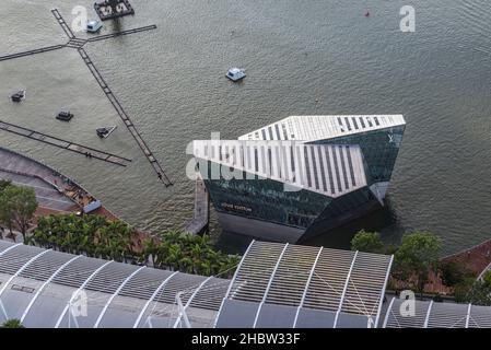 Louis Vuitton's Island Maison boutique shop, Singapore Foto Stock