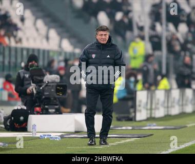 Torino, 21 dicembre 2021, Serie Italiana A Juventus FC e Cagliari Calcio Foto Stock