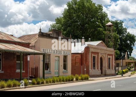 Main Street a Chiltern, Victoria, Australia Foto Stock