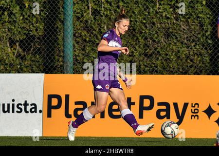 Formello, Italia. 19th Dic 2021. Darya Kravets di ACF Fiorentina durante la seconda giornata della Coppa Italia Gruppo F tra S.S. Lazio e ACF Fiorentina il 19 dicembre 2021 allo Stadio Mirko Fersini, Formello Italia. (Credit Image: © Domenico Cippitelli/Pacific Press via ZUMA Press Wire) Foto Stock