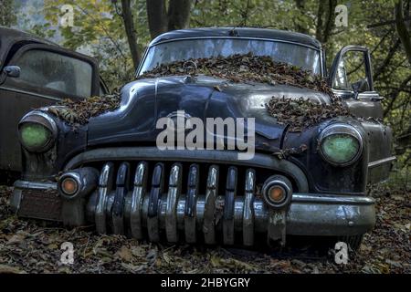 Auto d'epoca, Neandertal, Erkrath, Germania Foto Stock