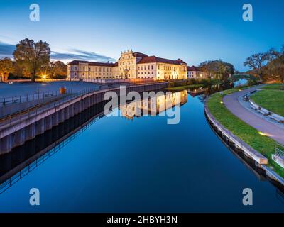 Castello di Oranienburg sul Havel, Oranienburg, Brandeburgo, Germania Foto Stock