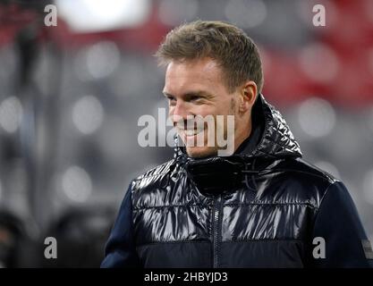 Allenatore Julian Nagelsmann FC Bayern Monaco FCB, Allianz Arena, Monaco di Baviera, Germania Foto Stock