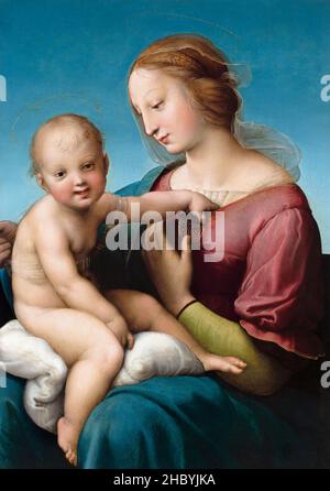 Raffaello / Raffaello - i Niccolini - Cowper Madonna (1508) celebre dipinto. Foto Stock