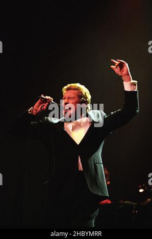 Michael Crawford in concerto al Royal Festival Hall di Londra. 19th aprile 2000. Foto Stock