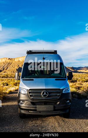 Airstream Interstate 24X 4WD campervan; Thompson Springs; Utah; USA Foto Stock