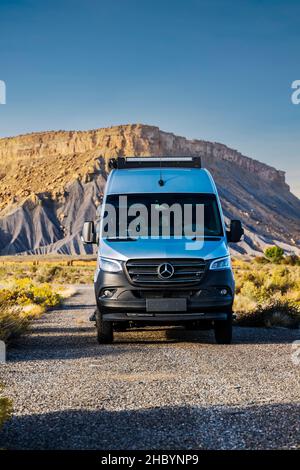 Airstream Interstate 24X 4WD campervan; Thompson Springs; Utah; USA Foto Stock