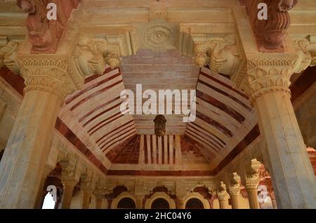 Arco all'interno di Amber Fort Foto Stock