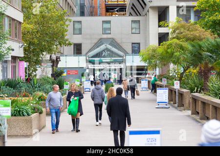 Ingresso all'ospedale St Thomas, londra, regno unito Foto Stock