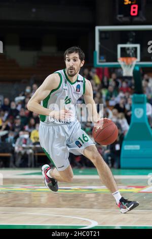 Wroclaw, Polonia, 22nd dicembre 2021. 7days Eurocup: WKS Slask Wroclaw vs Joventut Badalona in Centennial Hall. Foto: Guillem Vives © Piotr Zajac/Alamy Live News Foto Stock