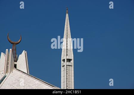 Faisal moschea di Islamabad, Pakistan Foto Stock