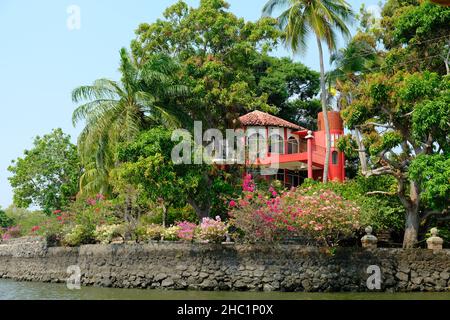 Nicaragua Granada Las Isletas de Granada - isolotti di Granada - Lago Cocibolca Foto Stock