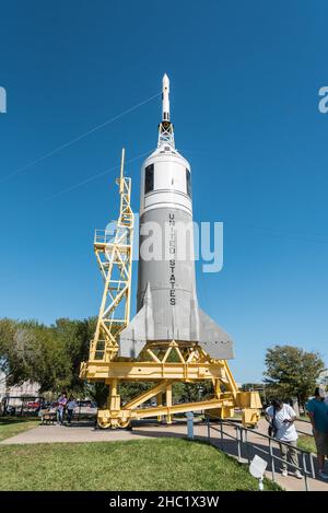 HOUSTON, TEXAS - 02 NOVEMBRE 2018: Navetta spaziale della NASA nel museo di Houston, Texas, USA Foto Stock