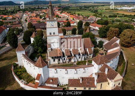 La chiesa del castello di Harman in Romania Foto Stock