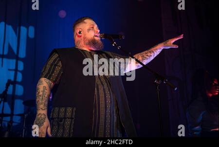 Rag n Boneman in concerto' Liverpool Regno Unito Dicembre 2021 Foto Stock