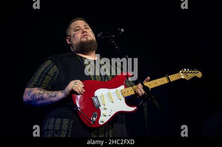 Rag n Boneman in concerto' Liverpool Regno Unito Dicembre 2021 Foto Stock