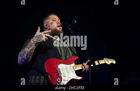 Rag n Boneman in concerto' Liverpool Regno Unito Dicembre 2021 Foto Stock