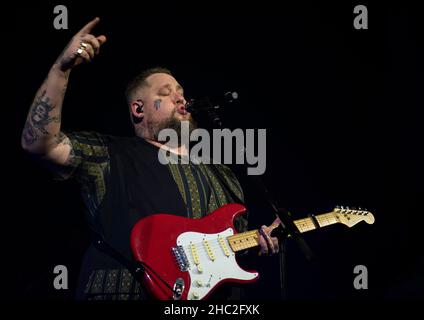 Rag n Boneman in concerto' Liverpool Regno Unito Dicembre 2021 Foto Stock