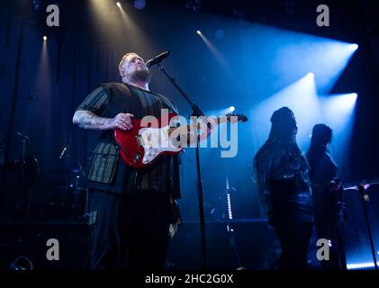 Rag n Boneman in concerto' Liverpool Regno Unito Dicembre 2021 Foto Stock