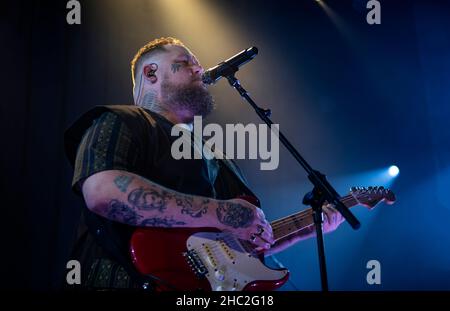 Rag n Boneman in concerto' Liverpool Regno Unito Dicembre 2021 Foto Stock