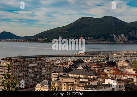 Laredo è un comune spagnolo della Cantabria. Foto Stock