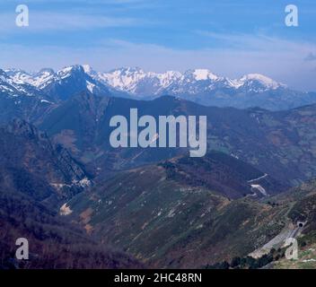 PUERTO DE PAJARES. Posizione: esterno. PROVINCIA. ASTURIAS. Spagna. Foto Stock