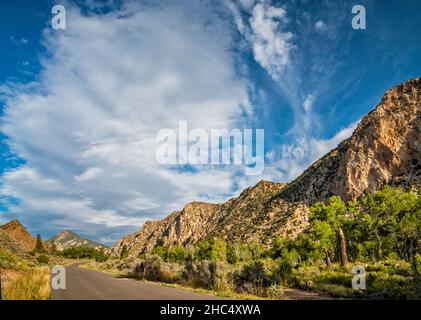 Sheep Creek Canyon Geological Area, Uinta Mountains, Utah, USA Foto Stock