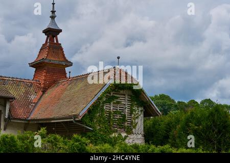 Architettura della campagna svizzera Foto Stock