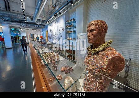 Visita al museo del cioccolato Maison Cailler a Broc, Svizzera Foto Stock