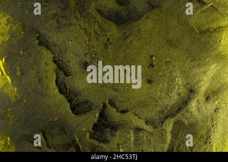 fantastico gesso giallo vintage a forma luminosa trama - astratto sfondo foto Foto Stock