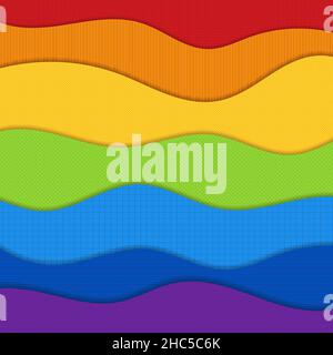 Astratto moderno arcobaleno colorato sfondo vettoriale Illustrazione Vettoriale