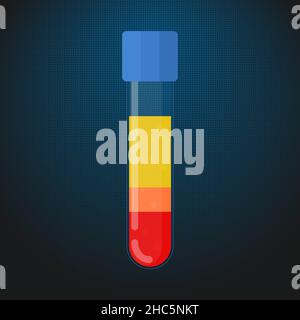 Composizione del sangue, illustrazione concettuale Foto Stock