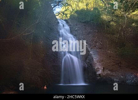 Goditi le cascate di Montezuma Waterfall, Puntarenas, Costa Rica Foto Stock