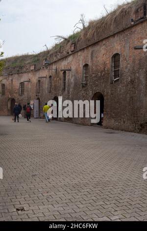 Giorni della Merla Festival in un piccolo comune di Pizzighettone Italia Foto Stock