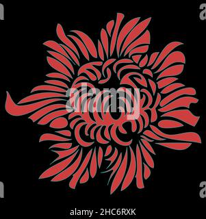 Sfondo floreale astratto colore vettore illustrazione isolato Illustrazione Vettoriale