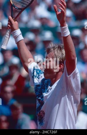Tennista svedese Magnus Larsson, Roland Garros, Francia 1994 Foto Stock
