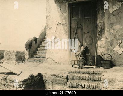 Antonio di Costanzo nel film 'Nfama (voglia'a tte) i Want You, 1924 Foto Stock