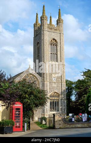 St Marys Chiesa Bungay Suffolk Foto Stock