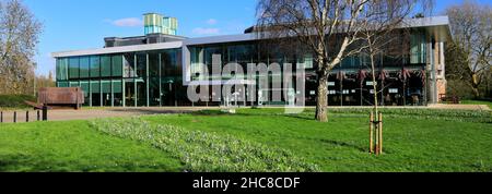 The Key Theatre, Peterborough Embankment, Peterborough City, Cambridgeshire, Inghilterra, REGNO UNITO Foto Stock