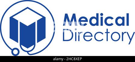 Design moderno DIRECTORY MEDICA salute logo design Illustrazione Vettoriale